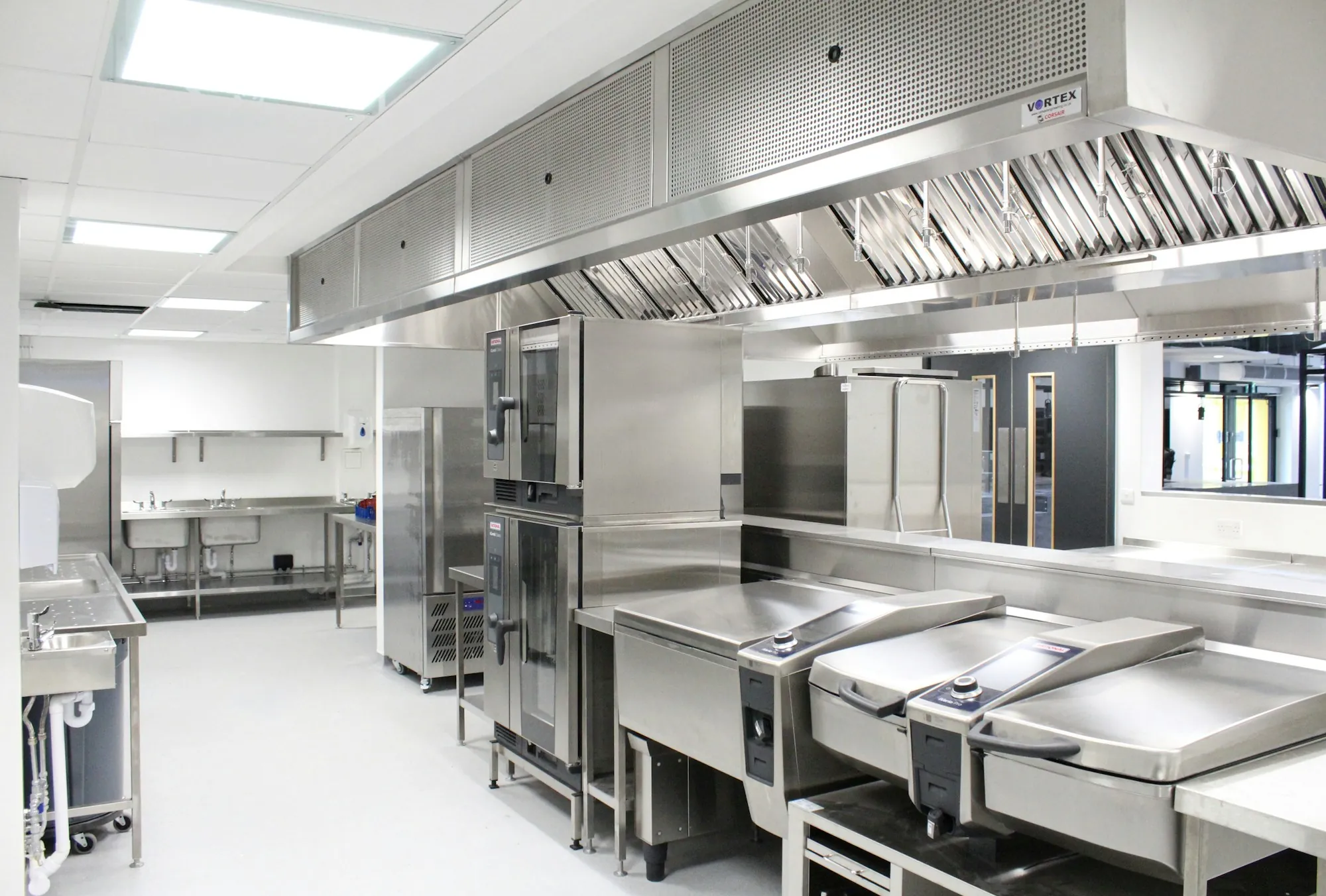 Commercial Water Filtration in Santa Ana Commercial kitchen with stainless steel appliances